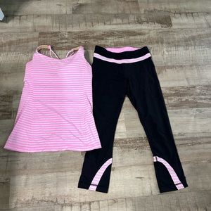 GUC Lululemon outfit size 4 and 6